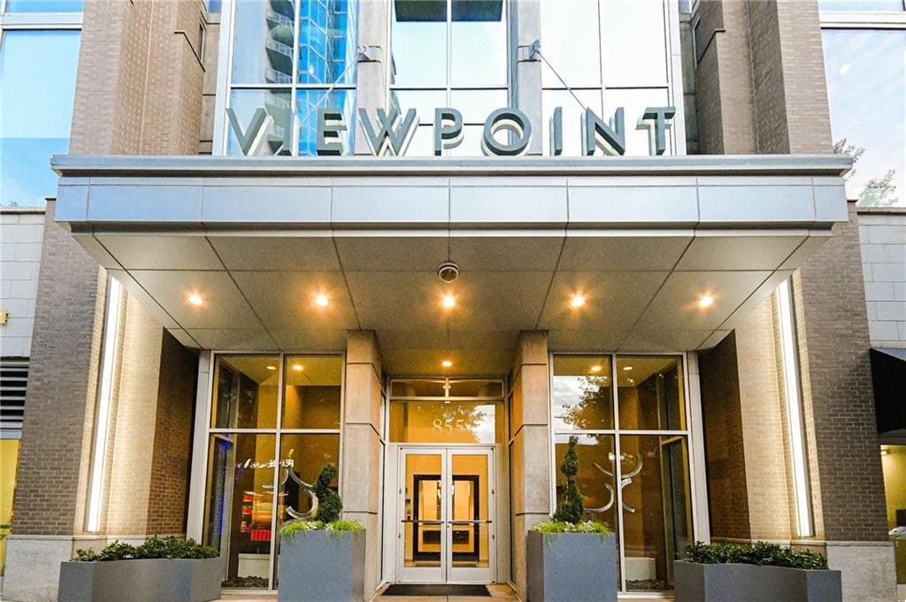 2 bedroom, 3 bathroom, 1,184 sq ft condominium sold at 855 Peachtree Street 2807, Atlanta, GA 30308