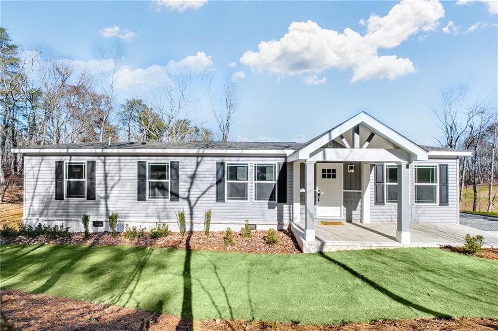 3 bedroom, 2 bathroom single family residence sold at 378 Pea Ridge Road, Ball Ground, GA 30107