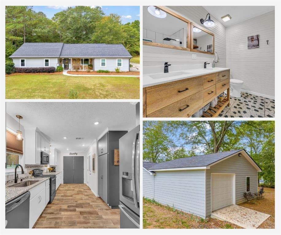 3 bedroom, 2 bathroom single family residence sold at 3413 Greystone Drive, Loganville, GA 30052