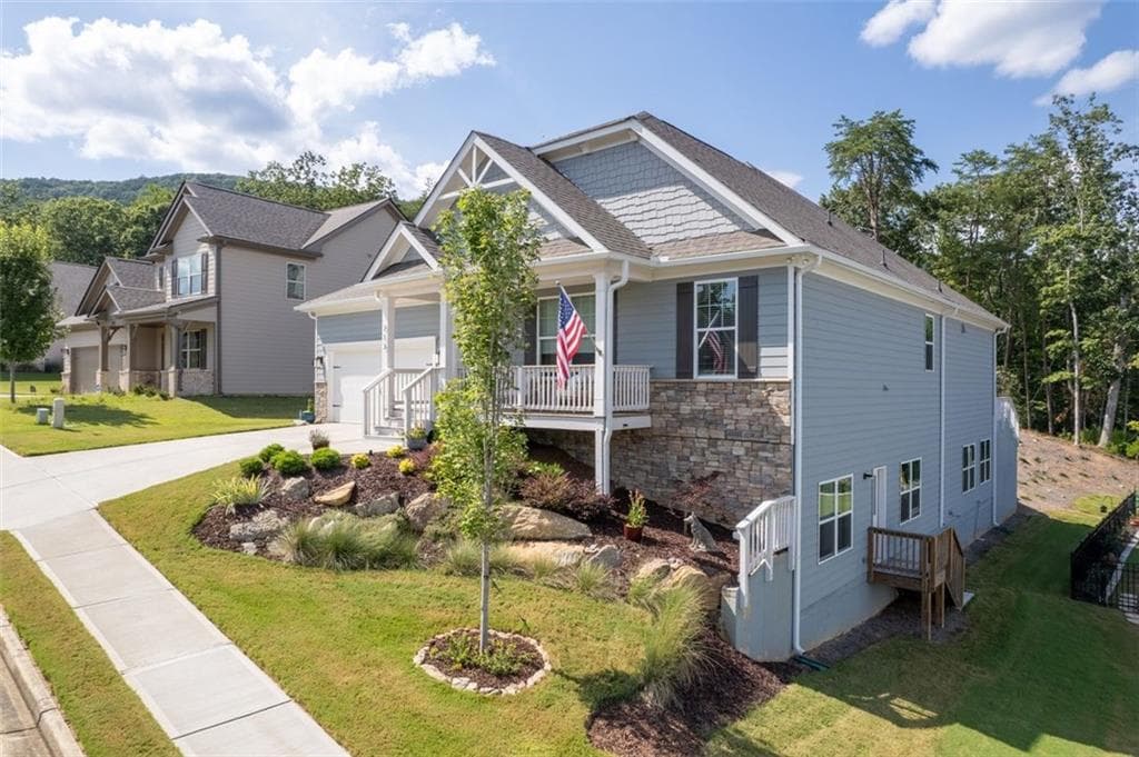 4 bedroom, 3 bathroom single family residence sold at 713 Broken Arrow, Waleska, GA 30183