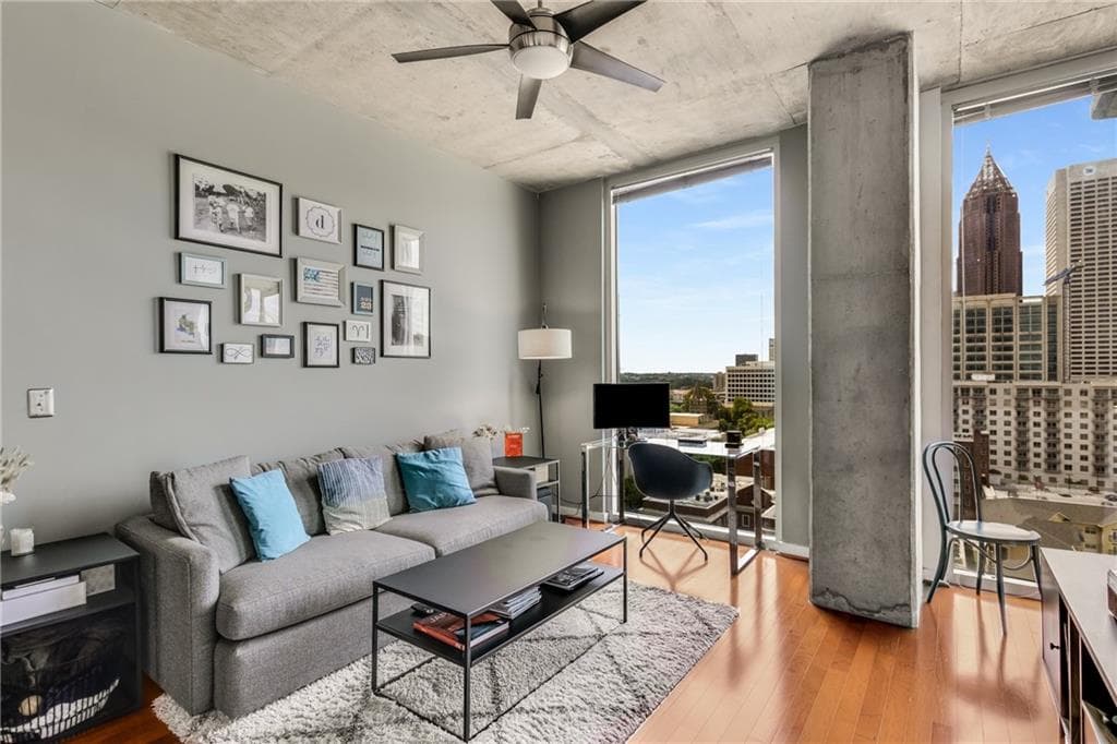 1 bedroom, 1 bathroom, 761 sq ft condominium sold at 860 Peachtree Street 1309, Atlanta, GA 30308