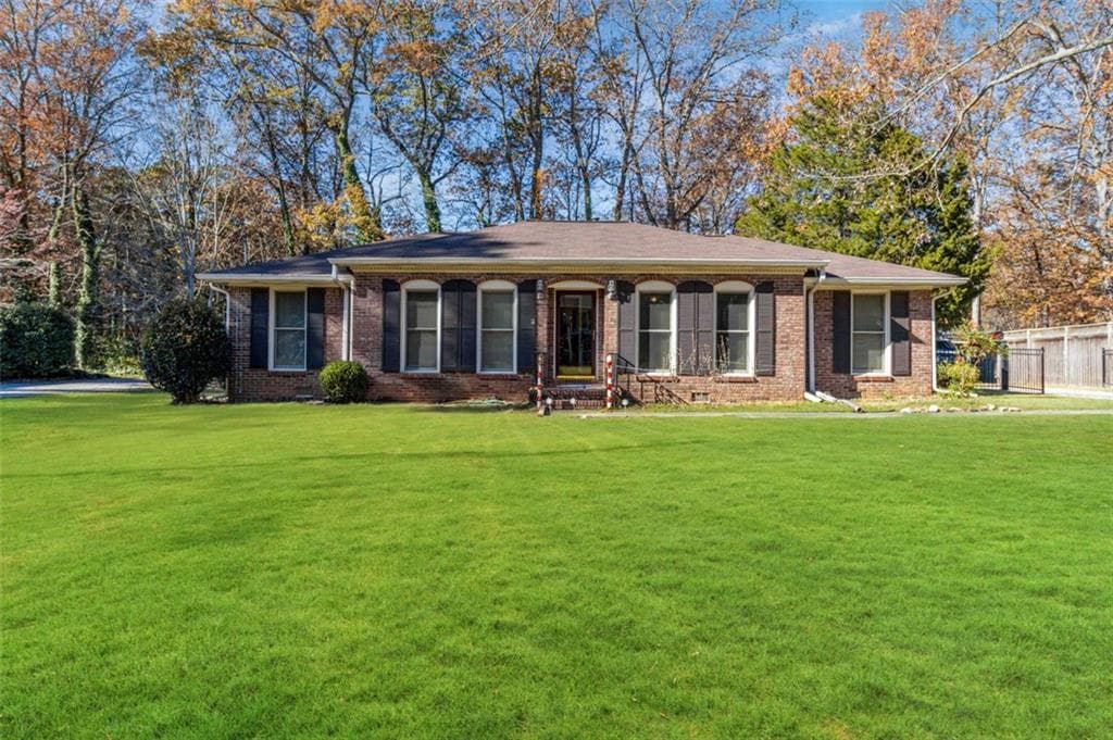 4 bedroom, 2 bathroom single family residence sold at 348 PINE FOREST Drive, Lawrenceville, GA 30046