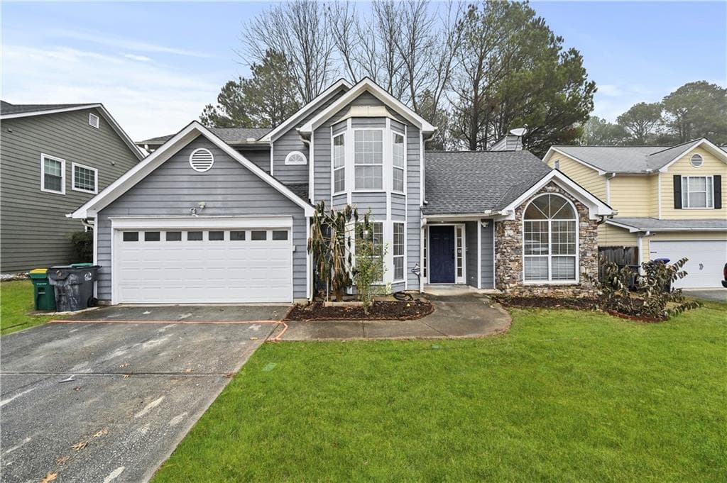 3 bedroom, 3 bathroom single family residence sold at 2849 Weston Brook Lane, Duluth, GA 30096