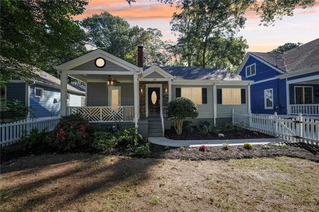 3 bedroom, 2 bathroom, 2,101 sq ft single family residence sold at 910 E Lake Drive, Decatur, GA 30030
