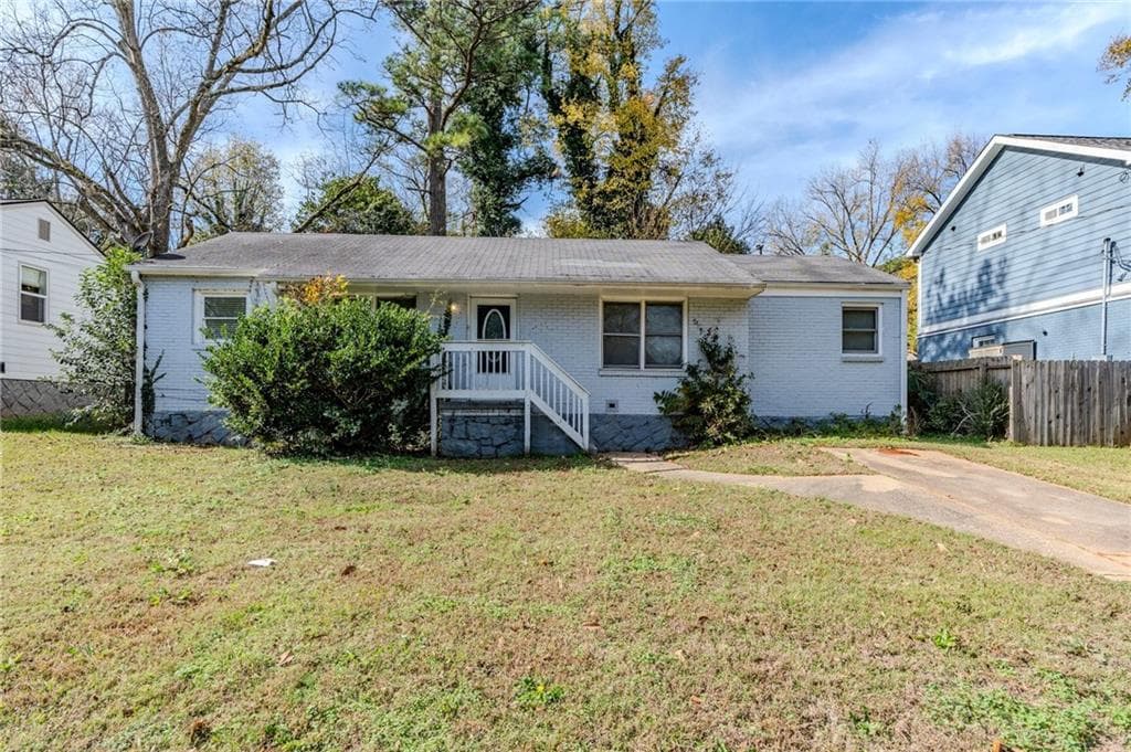 3 bedroom, 2 bathroom single family residence sold at 1965 Meadow Lane, Decatur, GA 30032