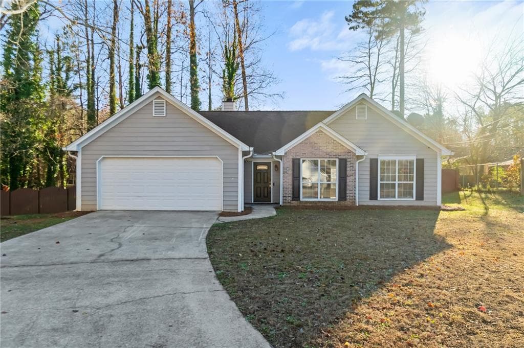 3 bedroom, 2 bathroom, 1,646 sq ft single family residence sold at 689 Brighton Park Place, Lawrenceville, GA 30046
