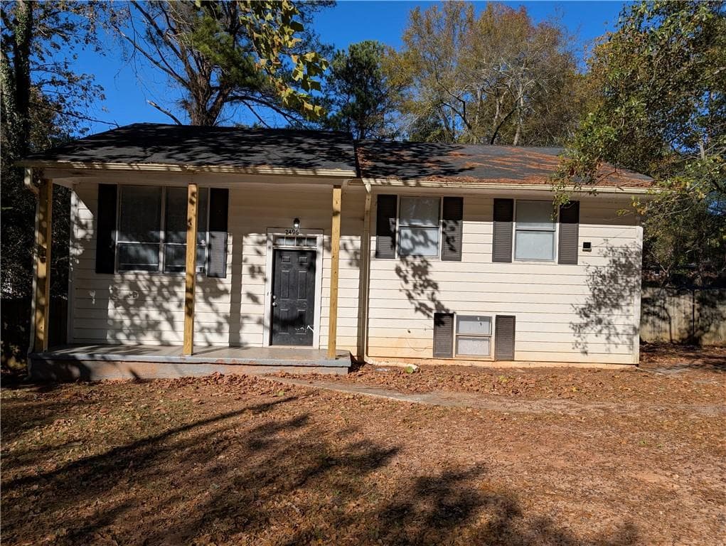 4 bedroom, 3 bathroom single family residence sold at 2496 Shiloh Drive, Decatur, GA 30034
