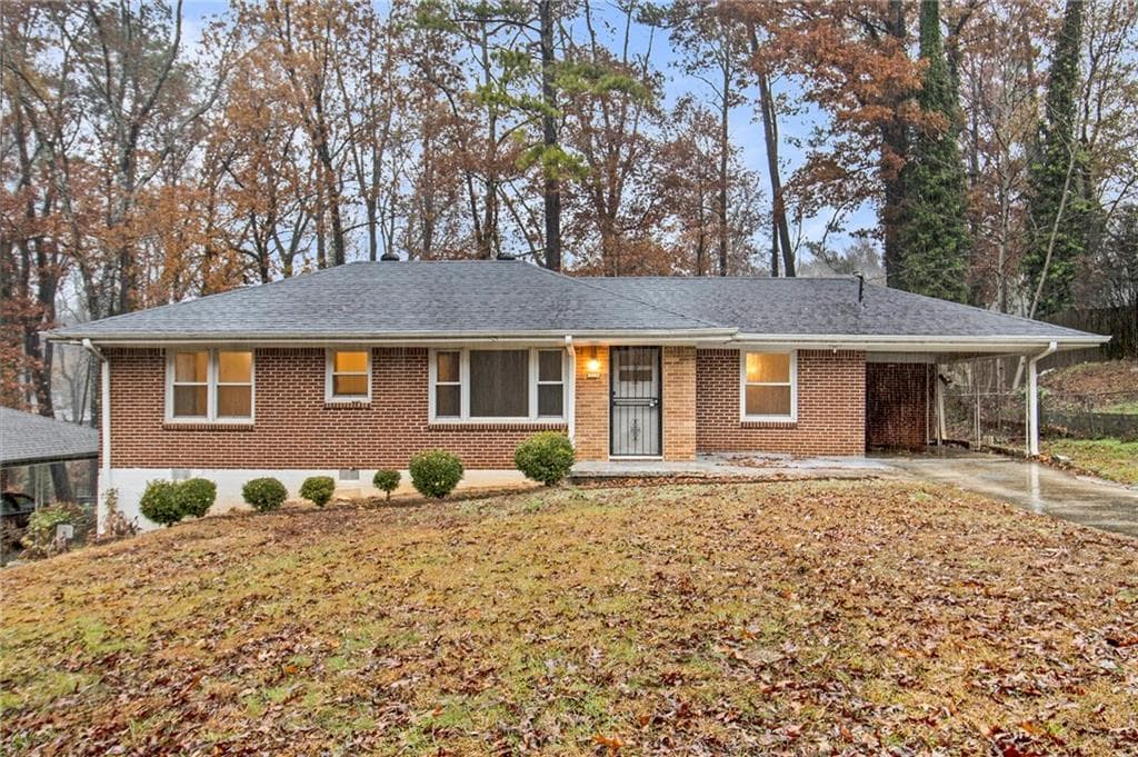 3 bedroom, 2 bathroom single family residence sold at 2052 Brannen Road, Atlanta, GA 30316