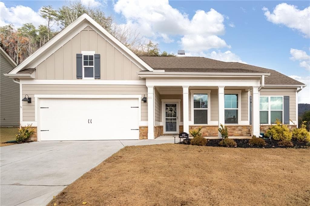 3 bedroom, 2 bathroom single family residence sold at 600 Spring Water, Waleska, GA 30183