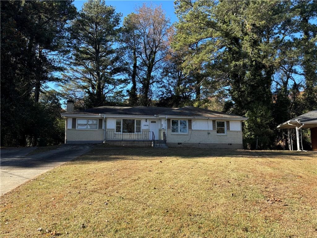 3 bedroom, 1 bathroom, 1,371 sq ft single family residence sold at 1959 Bandera Drive, Decatur, GA 30032