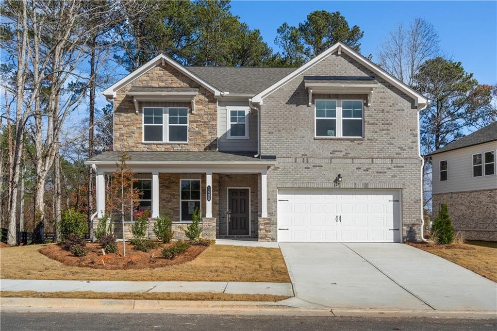 4 bedroom, 4 bathroom single family residence sold at 1495 Auburn Glen Road, Dacula, GA 30019