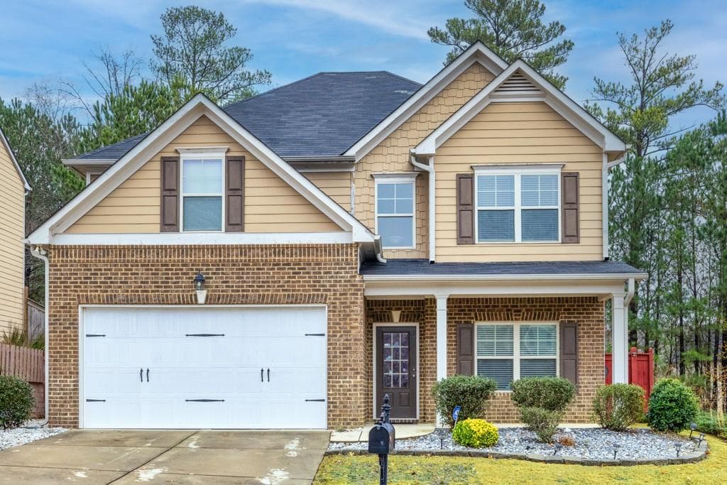 4 bedroom, 3 bathroom single family residence sold at 1587 Balvaird Drive, Lawrenceville, GA 30045