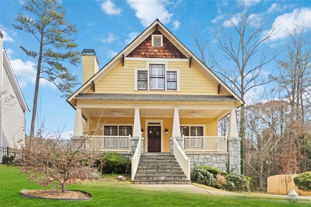 4 bedroom, 3 bathroom, 3,388 sq ft single family residence sold at 1351 Lakeview East Drive, Atlanta, GA 30316