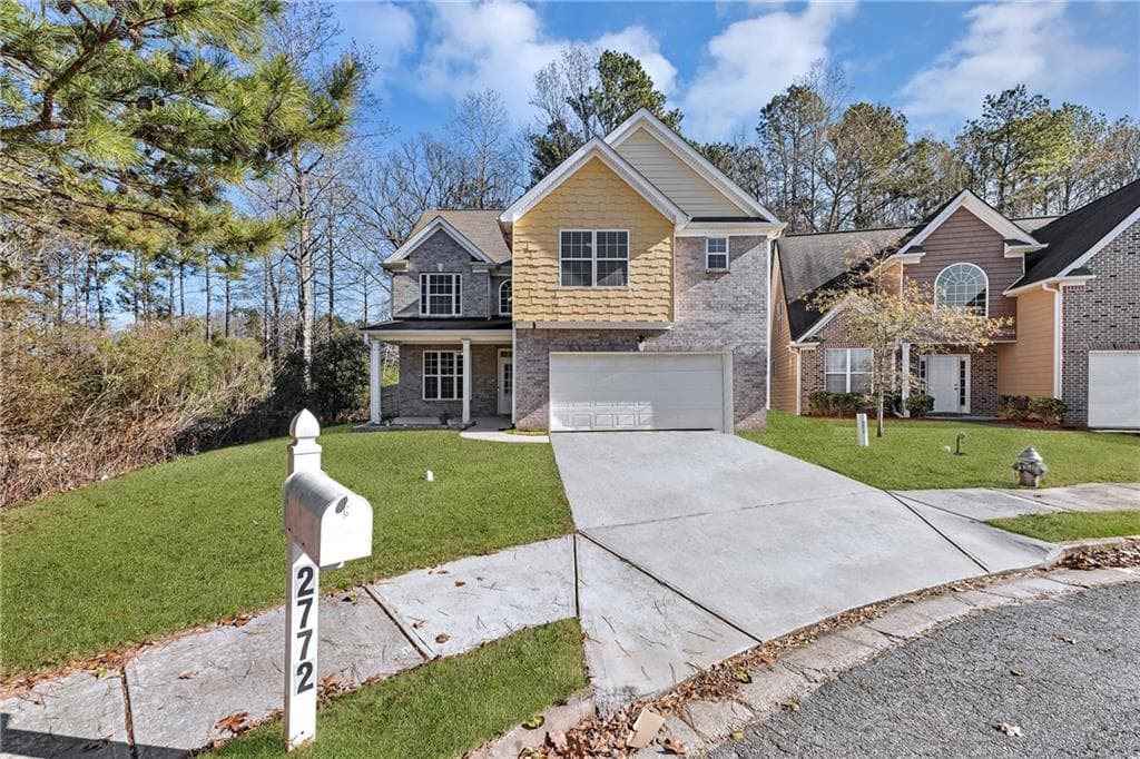 4 bedroom, 3 bathroom single family residence sold at 2772 Bench Circle, Ellenwood, GA 30294