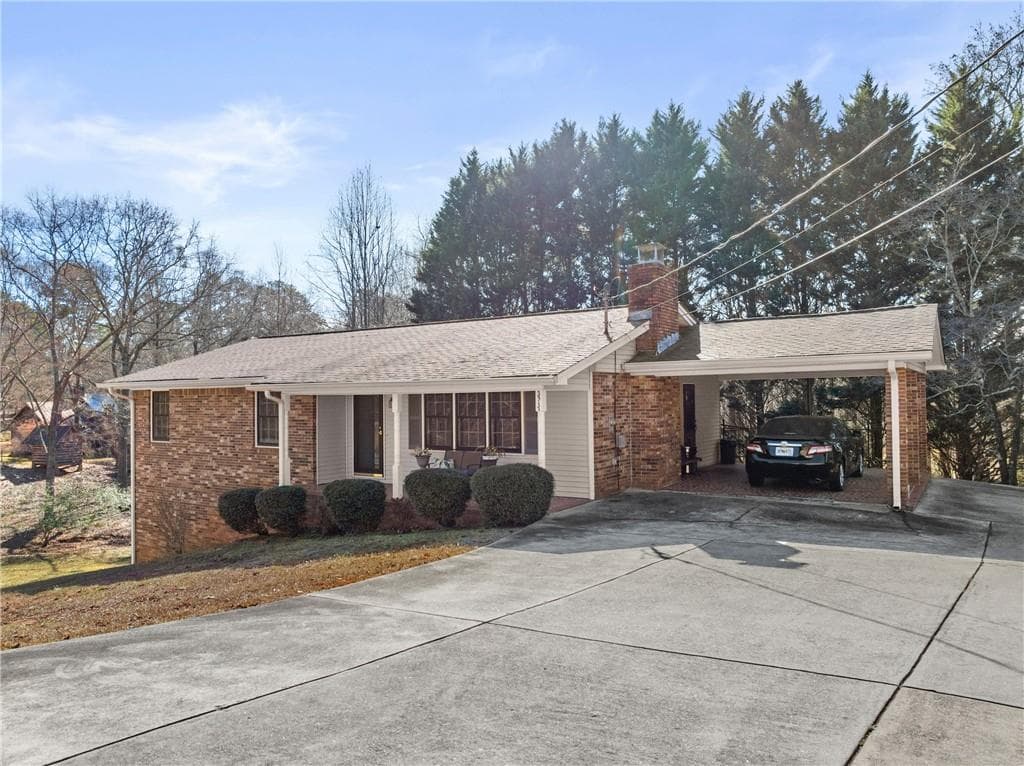 3 bedroom, 2 bathroom single family residence sold at 3517 Stancil Road, Gainesville, GA 30506