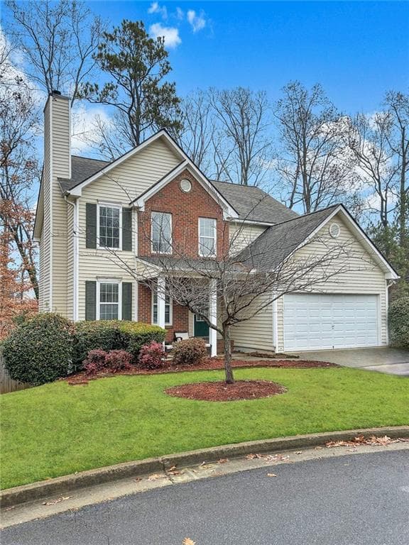 4 bedroom, 4 bathroom, 3,160 sq ft single family residence sold at 308 Overbend Landing, Marietta, GA 30008
