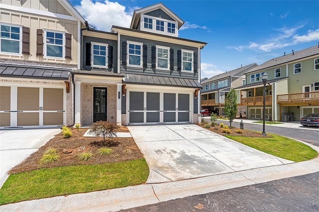3 bedroom, 3 bathroom townhouse sold at 202 Grady Burrell Drive, Holly Springs, GA 30115