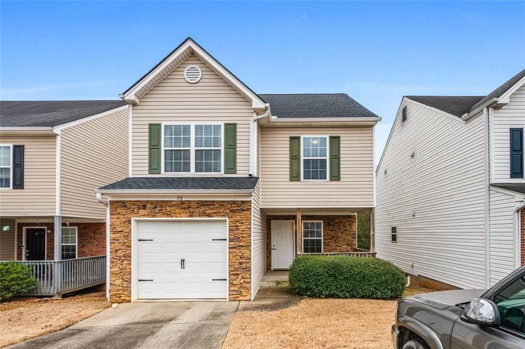 3 bedroom, 3 bathroom, 1,581 sq ft single family residence sold at 73 Middlebrook Drive, Cartersville, GA 30120
