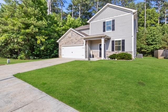 4 bedroom, 3 bathroom single family residence sold at 7977 Rudder Circle, Fairburn, GA 30213