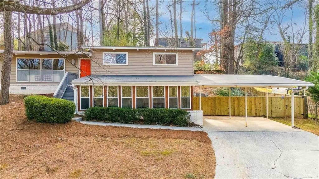 4 bedroom, 2 bathroom single family residence sold at 3583 Beachhill Drive, Atlanta, GA 30340