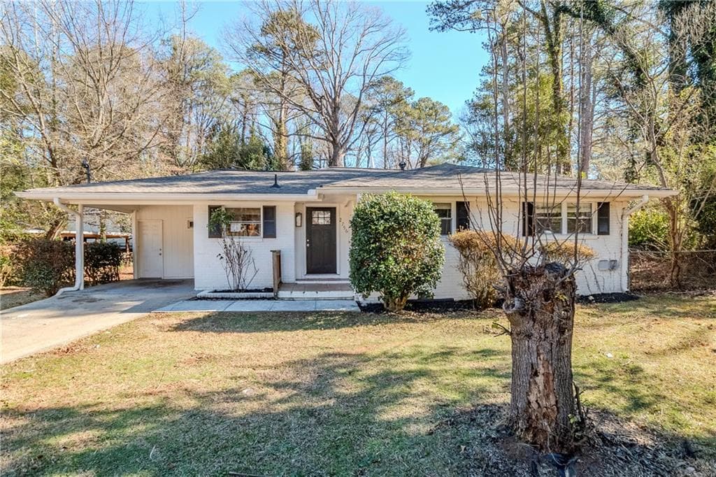 3 bedroom, 2 bathroom single family residence sold at 2756 Plantation Drive, East Point, GA 30344