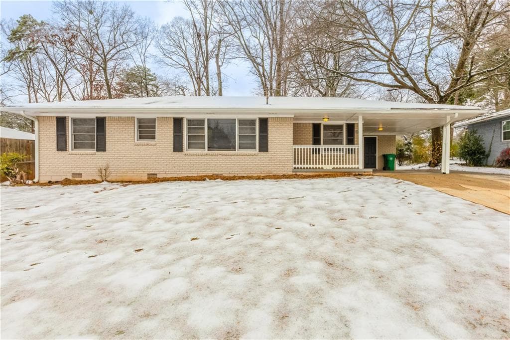 3 bedroom, 2 bathroom single family residence sold at 3936 Kirksford Drive, Decatur, GA 30035