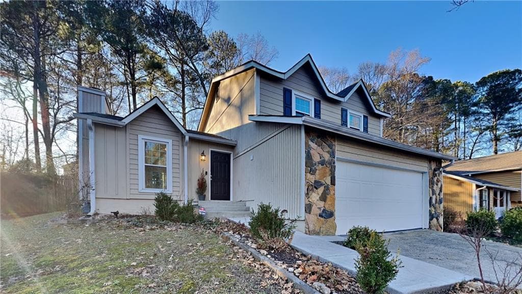 3 bedroom, 2 bathroom single family residence sold at 4433 Creek Ford Drive, Duluth, GA 30096