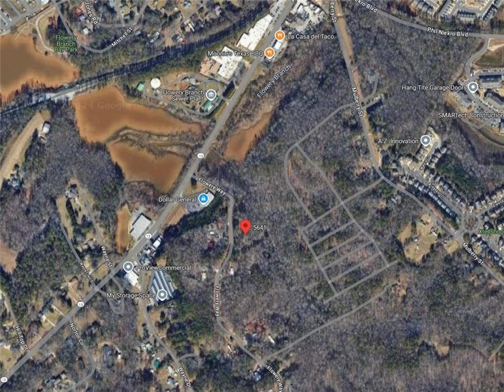 unimproved land for sale at 5641 Flowery Way, Flowery Branch, GA 30542 — photo 1 of 2