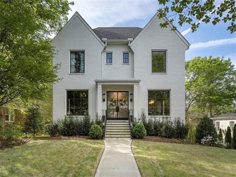 5 bedroom, 6 bathroom single family residence sold at 595 Sherwood Road, Atlanta, GA 30324