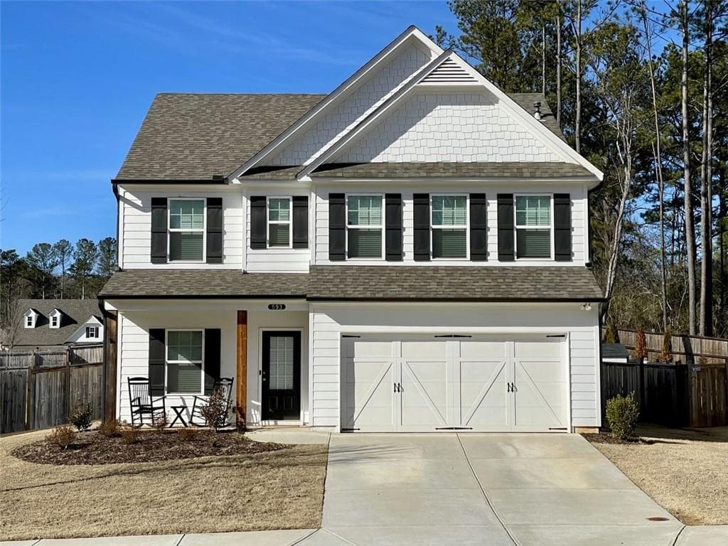 4 bedroom, 3 bathroom, 2,215 sq ft single family residence sold at 593 EDGEMORE Road, Canton, GA 30114