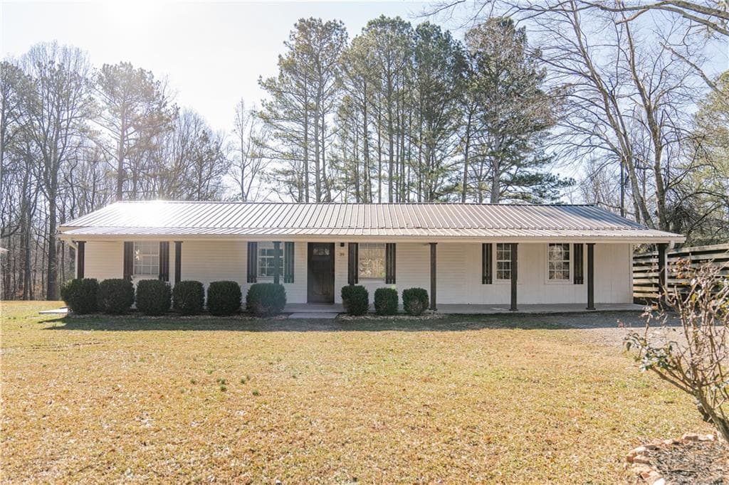 4 bedroom, 2 bathroom single family residence sold at 39 Lake Drive, Bowdon, GA 30108