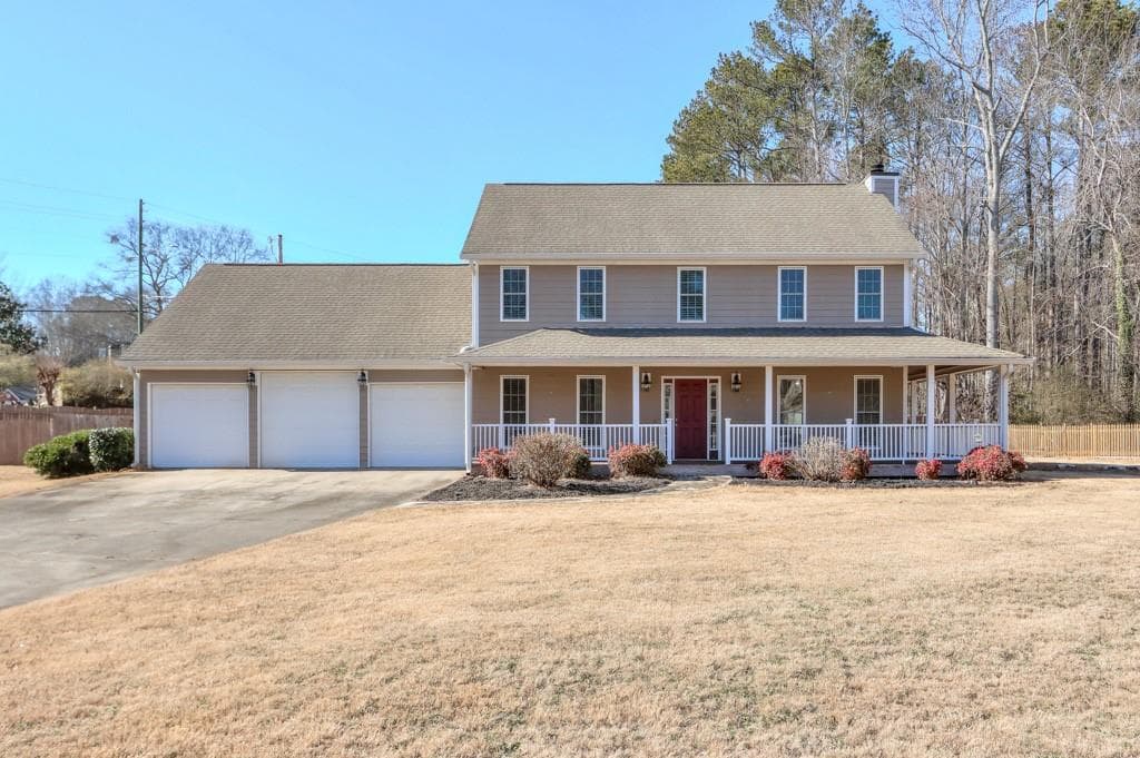 3 bedroom, 3 bathroom single family residence sold at 3398 Chatsworth Way, Powder Springs, GA 30127