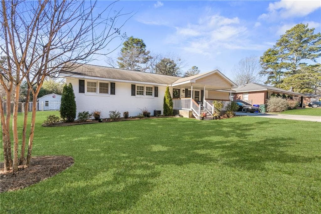 3 bedroom, 2 bathroom single family residence sold at 1207 Eastview Road, Conyers, GA 30012