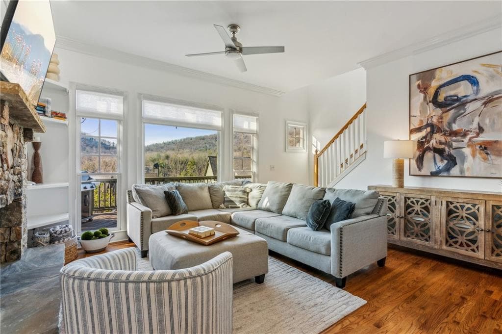5 bedroom, 4 bathroom single family residence sold at 19 Laurel Ridge Lane, Big Canoe, GA 30143