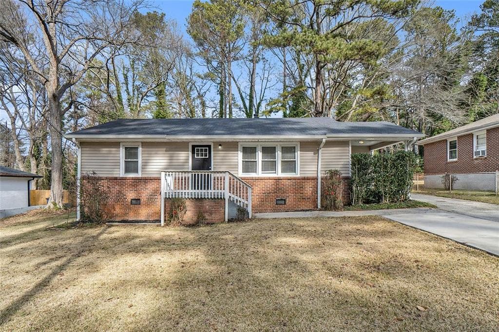 3 bedroom, 1 bathroom single family residence sold at 2591 CONNALLY Drive, Atlanta, GA 30344