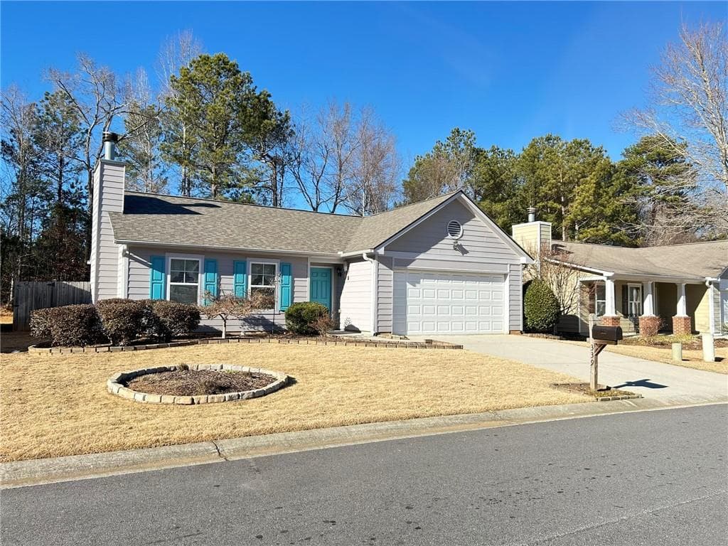 3 bedroom, 2 bathroom single family residence sold at 339 Summerbrook Road, Braselton, GA 30517
