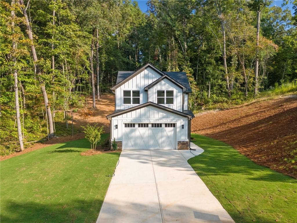 3 bedroom, 3 bathroom single family residence sold at 211 River Trail, Ball Ground, GA 30107