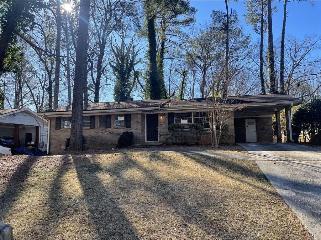 3 bedroom, 1 bathroom, 1,200 sq ft single family residence sold at 2595 Elkhorn Drive, Decatur, GA 30034