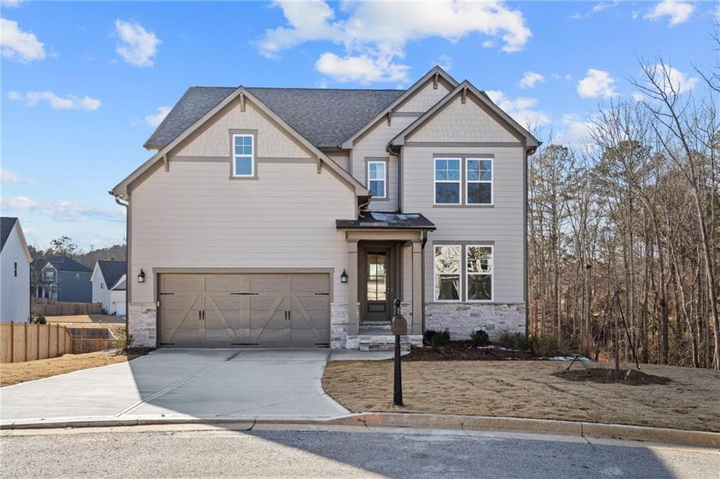 5 bedroom, 4 bathroom single family residence sold at 23 Rockberry Court, Dallas, GA 30157