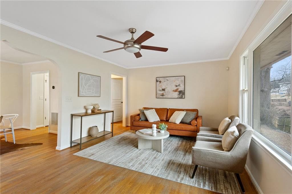 2 bedroom, 1 bathroom single family residence sold at 491 Monument Avenue, Atlanta, GA 30316
