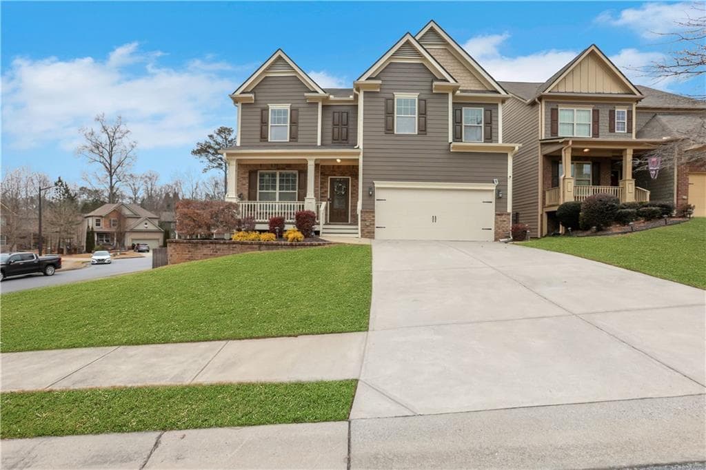 5 bedroom, 4 bathroom single family residence sold at 406 Providence Walk Street, Canton, GA 30114