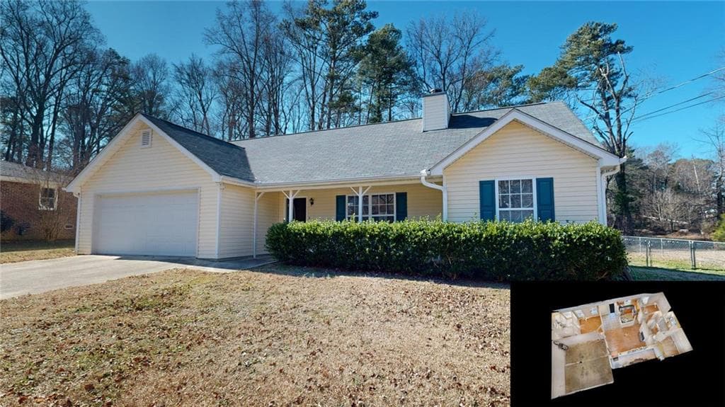 3 bedroom, 2 bathroom, 1,248 sq ft single family residence sold at 4002 Cheoah Drive, Douglasville, GA 30135