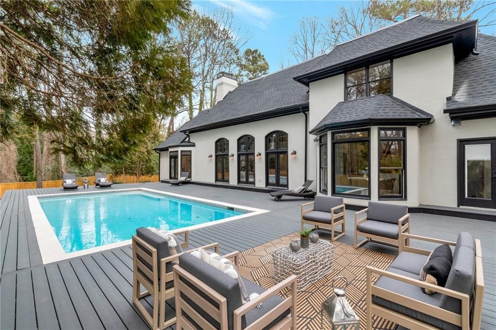 5 bedroom, 6 bathroom, 6,765 sq ft single family residence sold at 5330 N Powers Ferry Road, Atlanta, GA 30327
