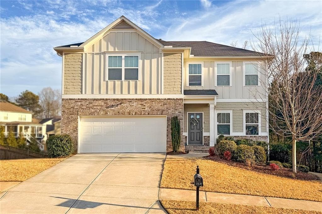4 bedroom, 3 bathroom, 2,449 sq ft single family residence sold at 349 Reserve Overlook, Canton, GA 30115