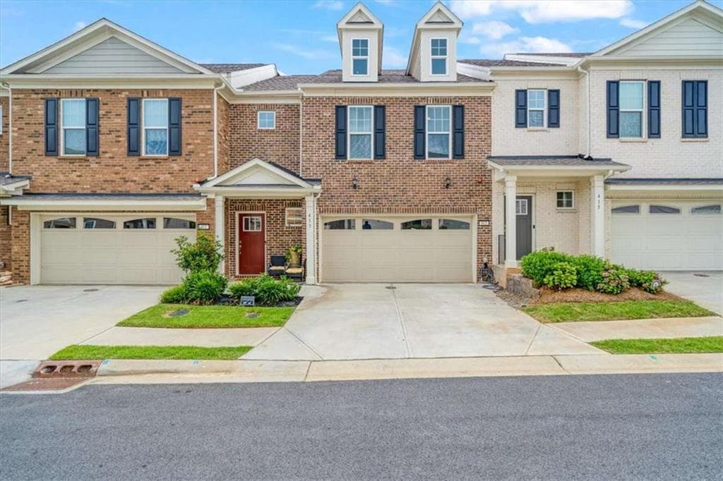 3 bedroom, 3 bathroom townhouse sold at 413 Delancy Drive, Woodstock, GA 30189