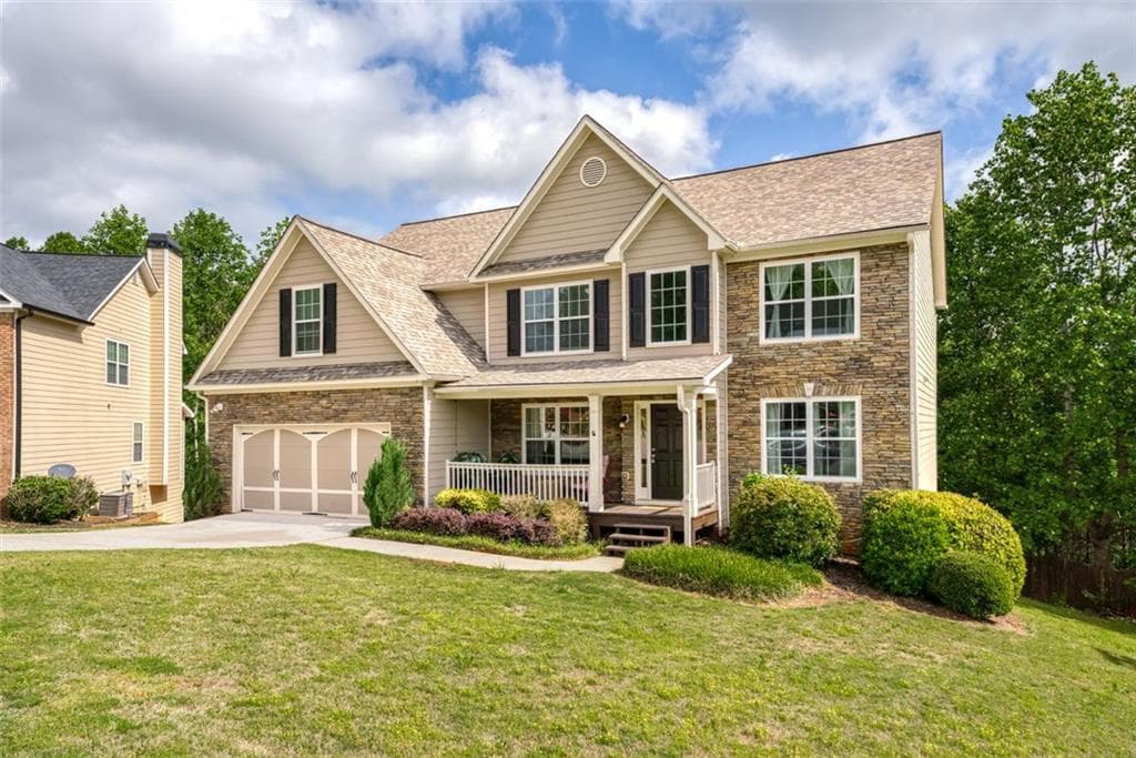5 bedroom, 3 bathroom single family residence sold at 770 SANDSTONE Trail, Jefferson, GA 30549