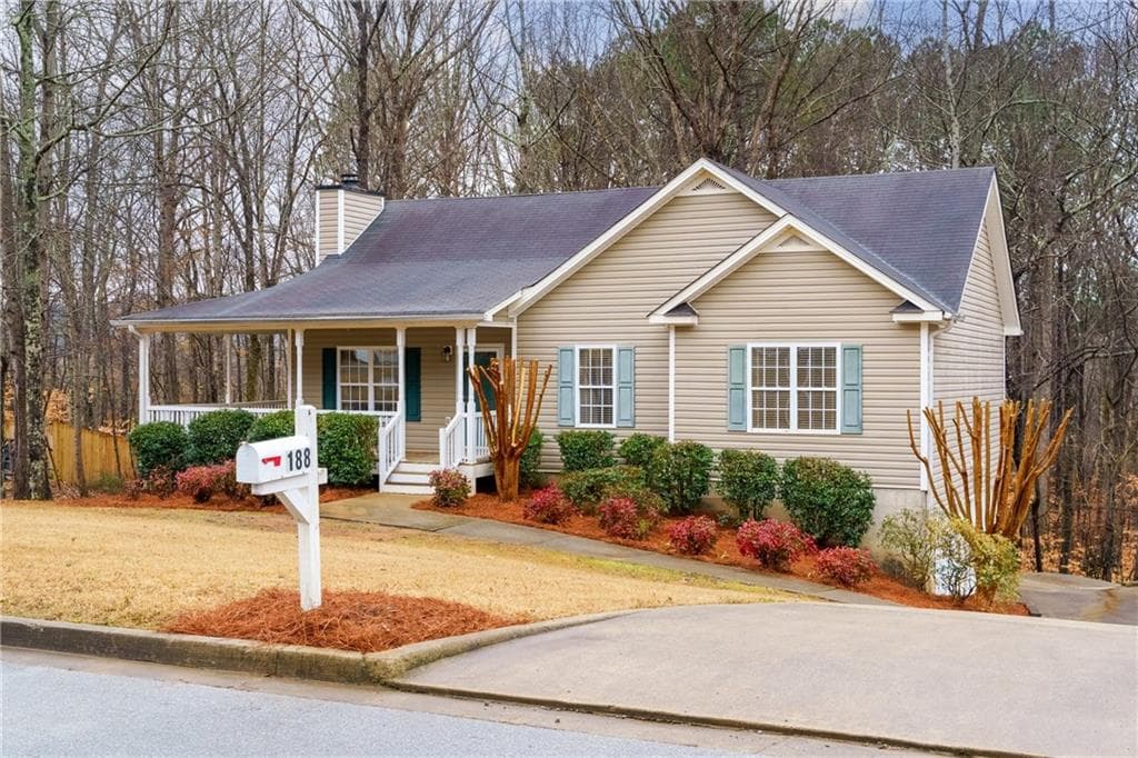 3 bedroom, 2 bathroom, 1,330 sq ft single family residence sold at 188 CANNON Trail, Dallas, GA 30157