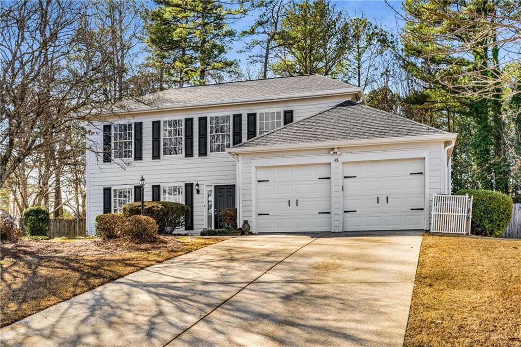 4 bedroom, 3 bathroom, 2,350 sq ft single family residence sold at 145 Douglas Fir Court, Johns Creek, GA 30022