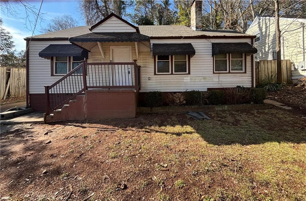 3 bedroom, 1 bathroom single family residence sold at 2669 Blount Street, Atlanta, GA 30344