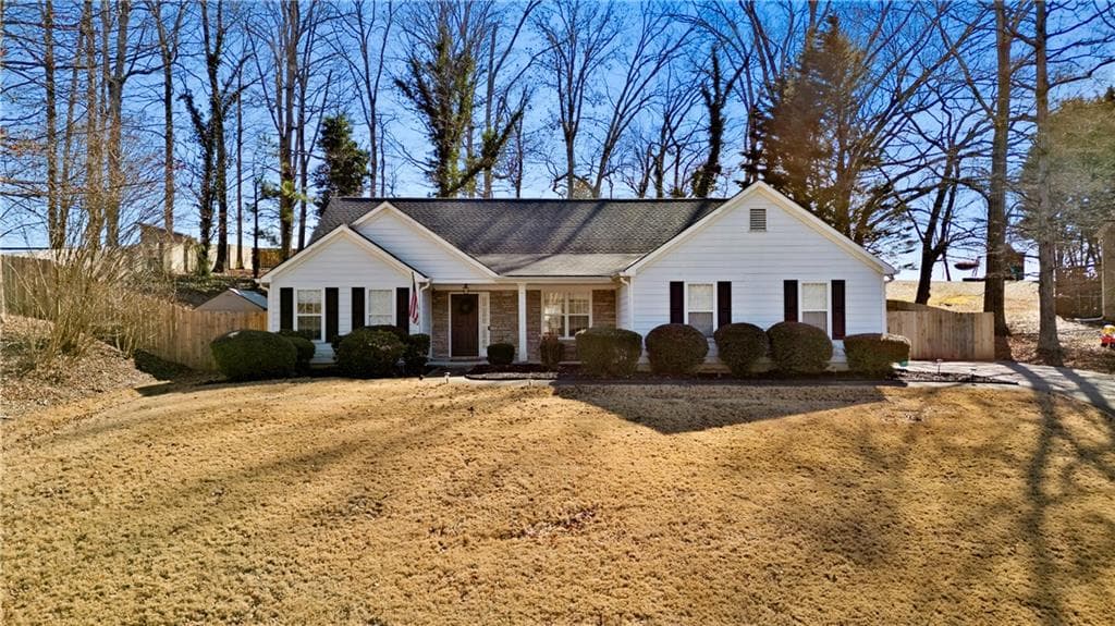 3 bedroom, 2 bathroom, 1,872 sq ft single family residence sold at 7935 Streamside Lane, Cumming, GA 30028